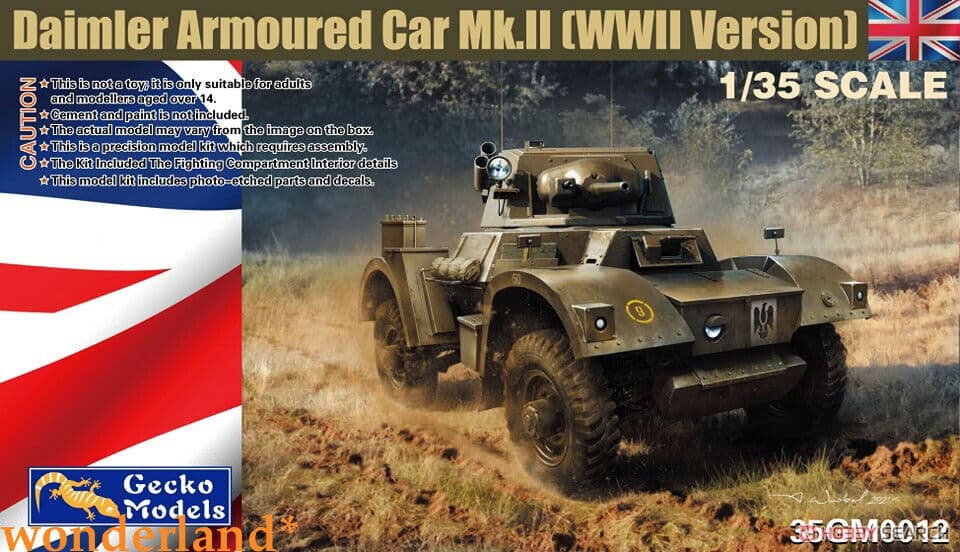 Gecko Models 1/35 Daimler Armoured Car Mk. II (35GM0012)