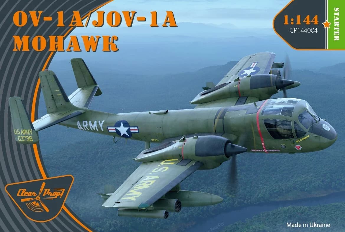 โมเดลเครื่องบิน Clear Prop Models 1/144 CP144004 OV-1A / JOV-1A MOHAWK