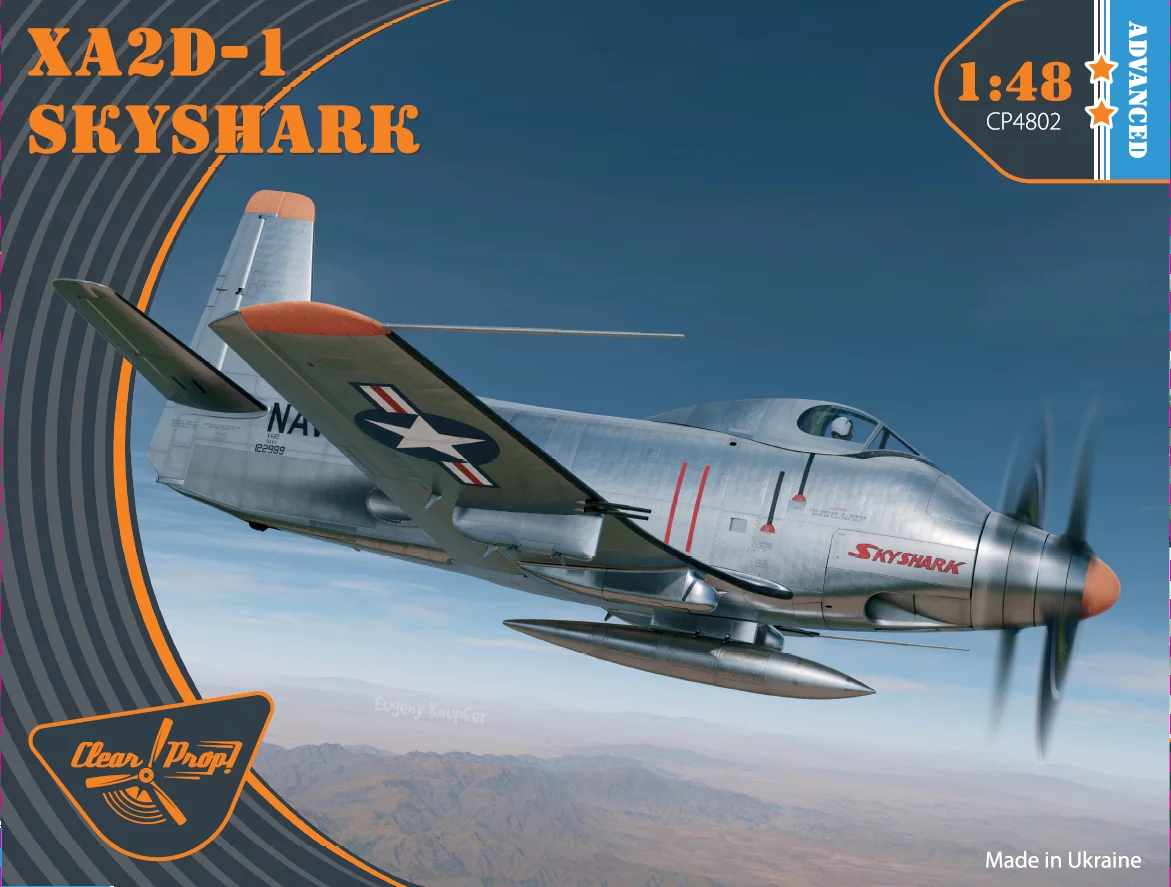 โมเดลเครื่องบิน Clear Prop Models 1/48 CP4802 XA2D-1 SKYSHARK