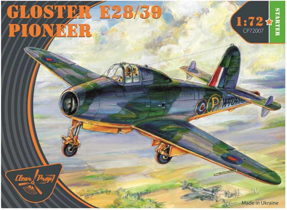 โมเดลเครื่องบิน Clear Prop Models 1/72 CP72007 GLOSTER E28/39 PIONEER