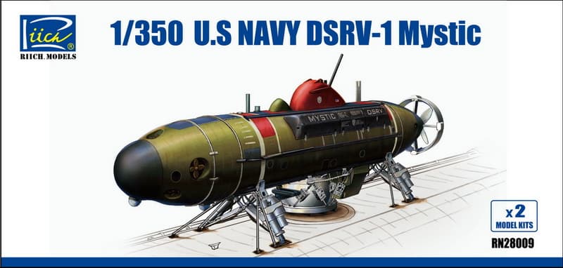 Riich Model 1/350 U.S.Navy DSRV-1 Mystic (RN28009)