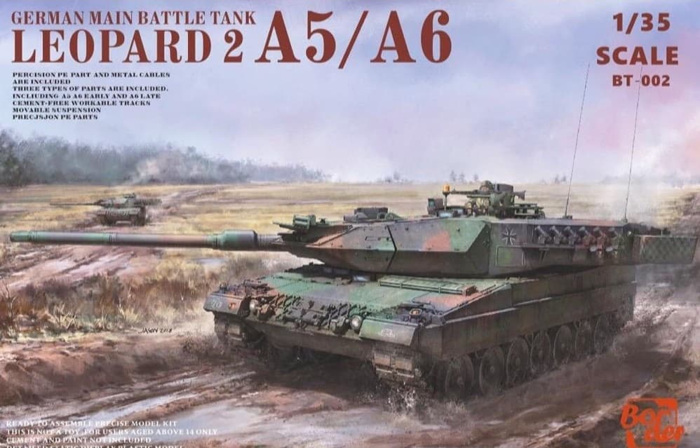 โมเดลรถถัง Border Model 1/35 BT-002 LEOPARD