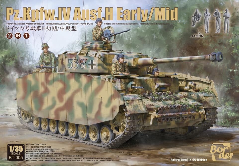Border Model 1/35 Panzer IV H Early/Middle (BT-005)