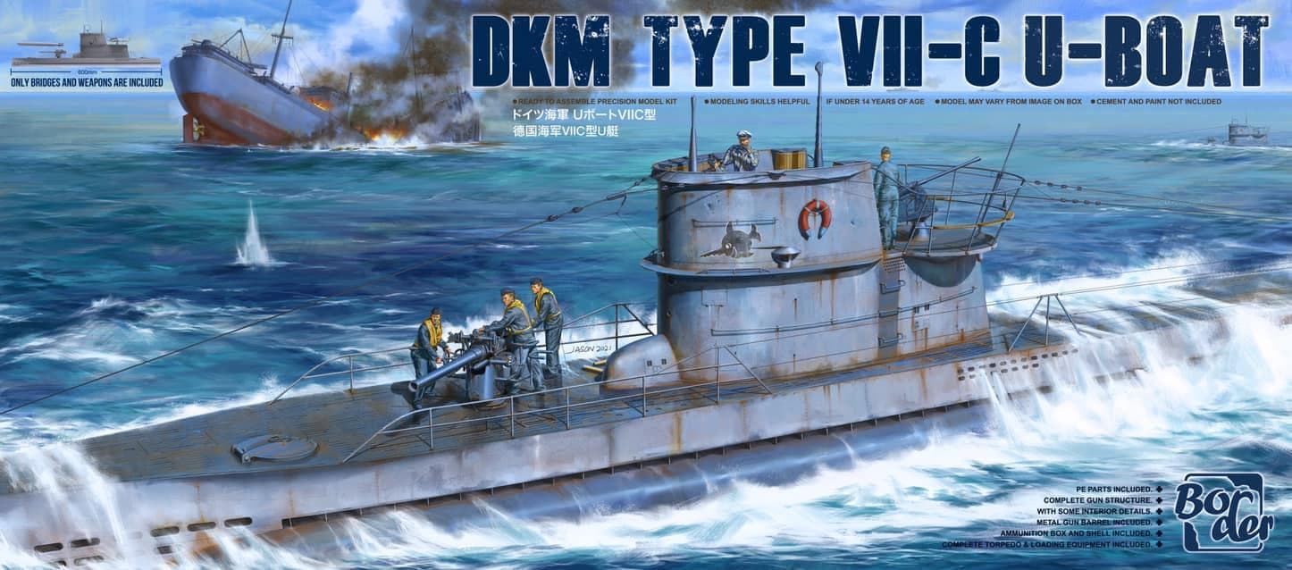 Border Model 1/35 DKM Type VII-C U-Boat Upper Deck (BS-001)