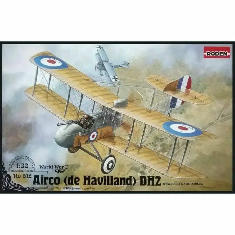 Roden 1/32 Airco (De Havilland) DH2 (RO612)