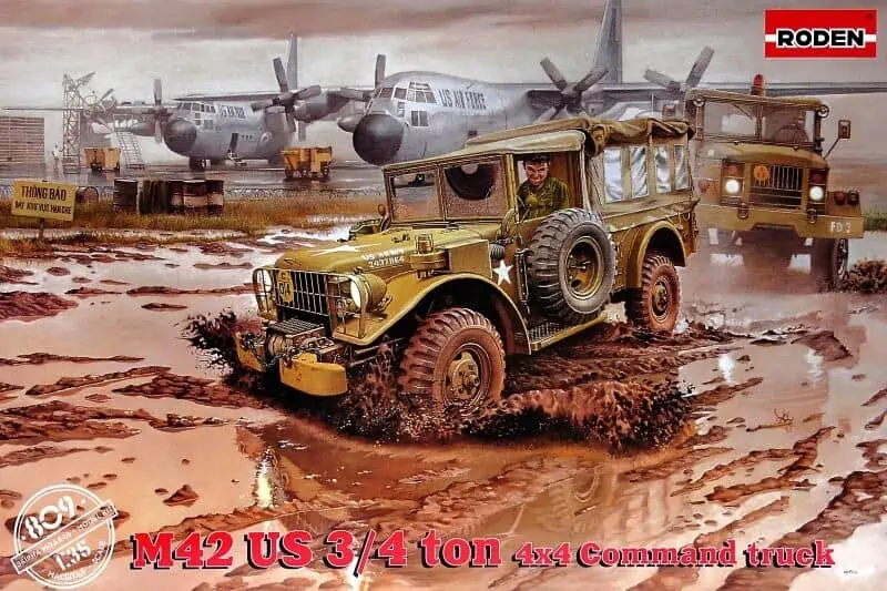 Roden 1/35 M-42 US3/4 Ton 4X4 Command Truck (RO809)