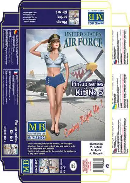 Master Box 1/24 Pin-up Series, Kit No. 5. Patty (MB24005)