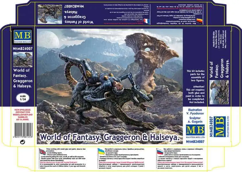 Master Box 1/24 World of Fantasy. Graggeron & Halseya (MB24007)