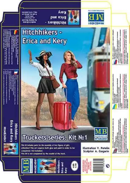 Master Box 1/24 Truckers Series: Hitchhikers, Erica & Kery (MB24041)