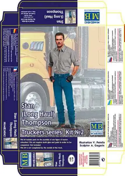 Master Box 1/24 Truckers Series. Stan (Long Haul) Thompson (MB24042)