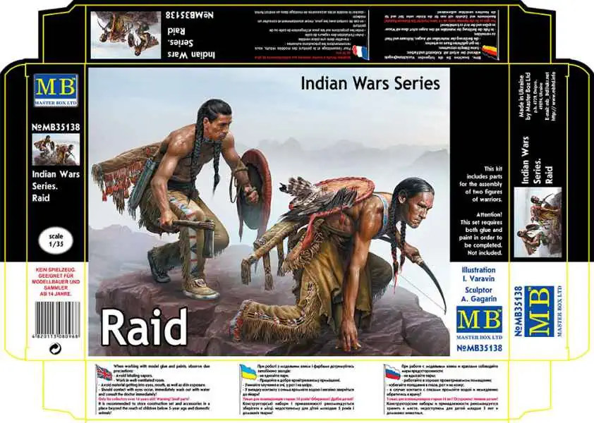 Master Box 1/35 Indian Wars Series. Raid (MB35138)
