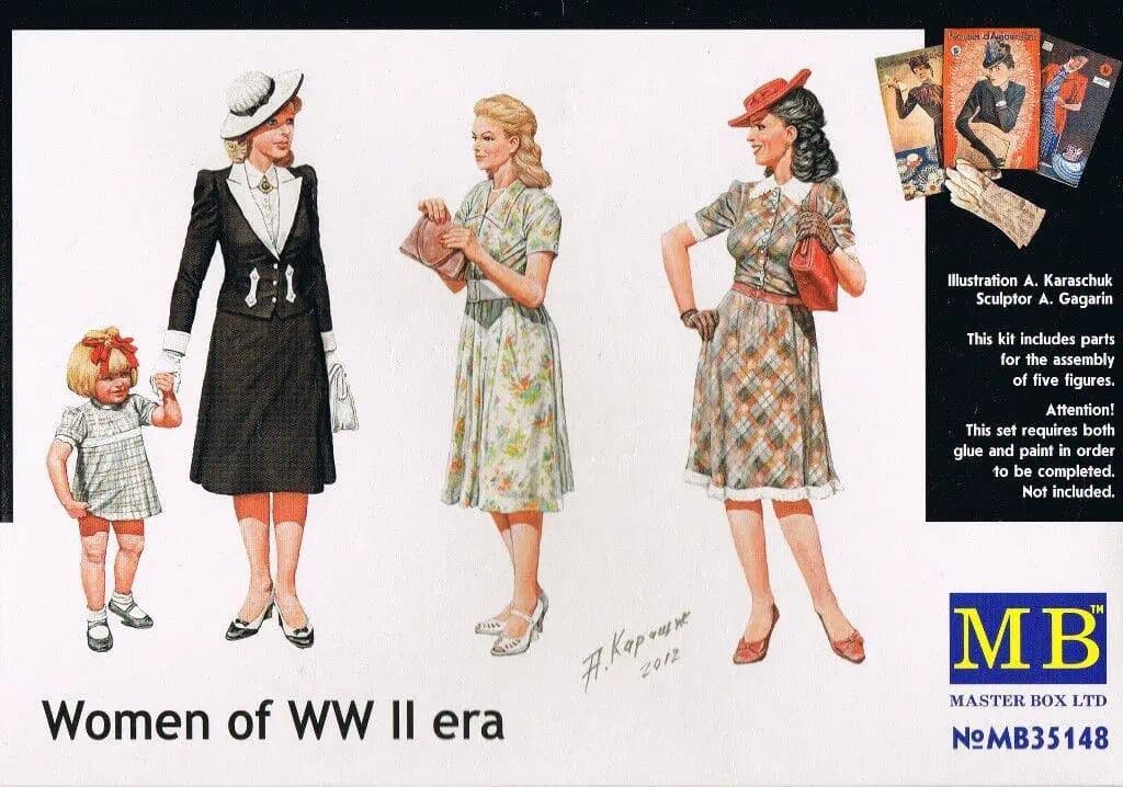 Master Box 1/35 Women of WWII Era (MB35148)