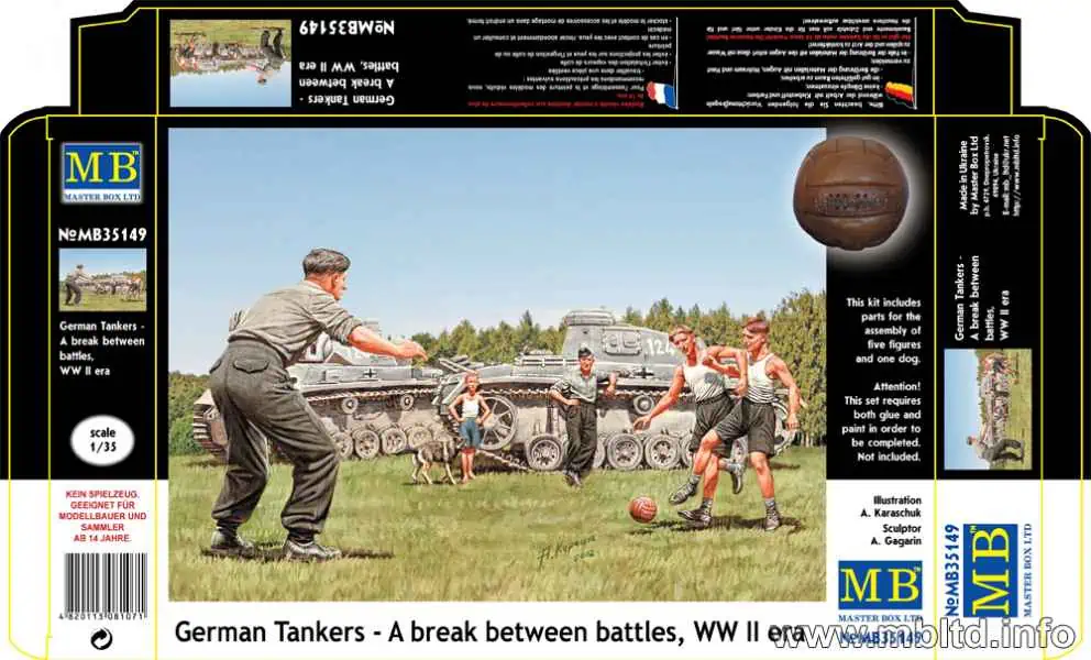 Master Box 1/35 German Tankers - A break between battles (MB35149)