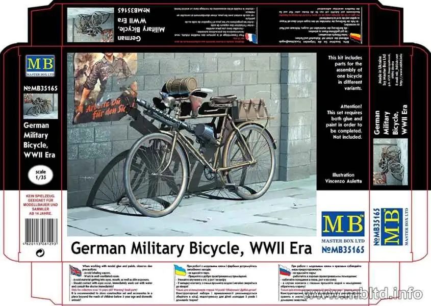 Master Box 1/35 German Military Bicycle (MB35165)