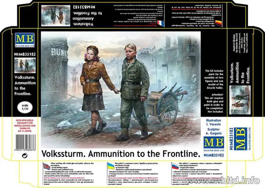 Master Box 1/35 Volkssturm Ammunition to the Frontline (MB35182)