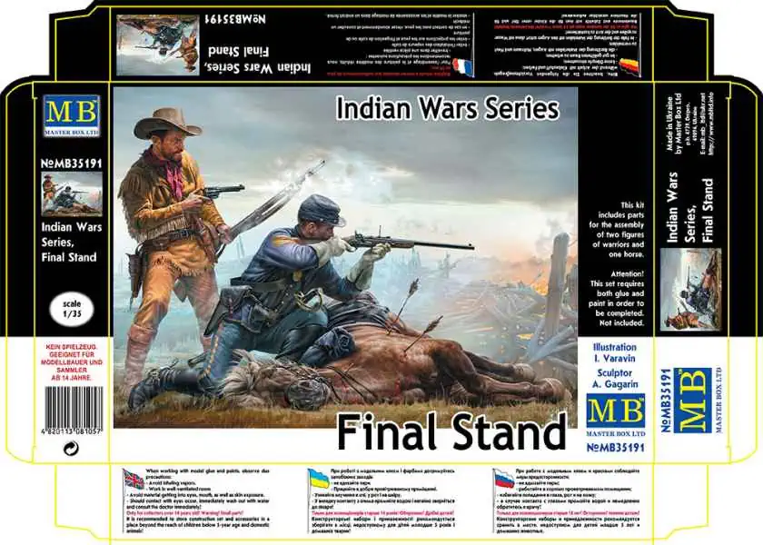 Master Box 1/35 Indian Wars Series, Final Stand (MB35191)