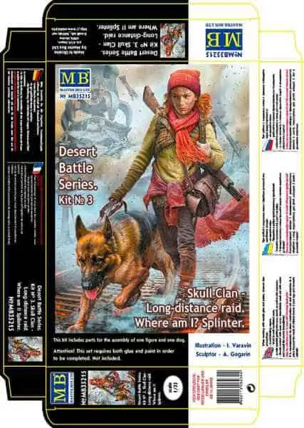 โมเดลฟิกเกอร์ Master Box 1/35 MB35215 Post-apocalyptic fiction. Desert