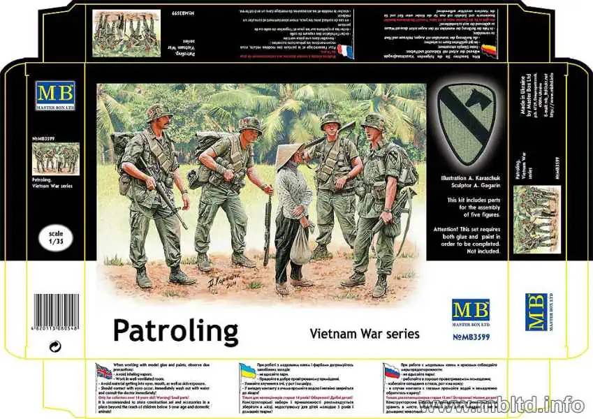 Master Box 1/35 Patroling (MB3599)