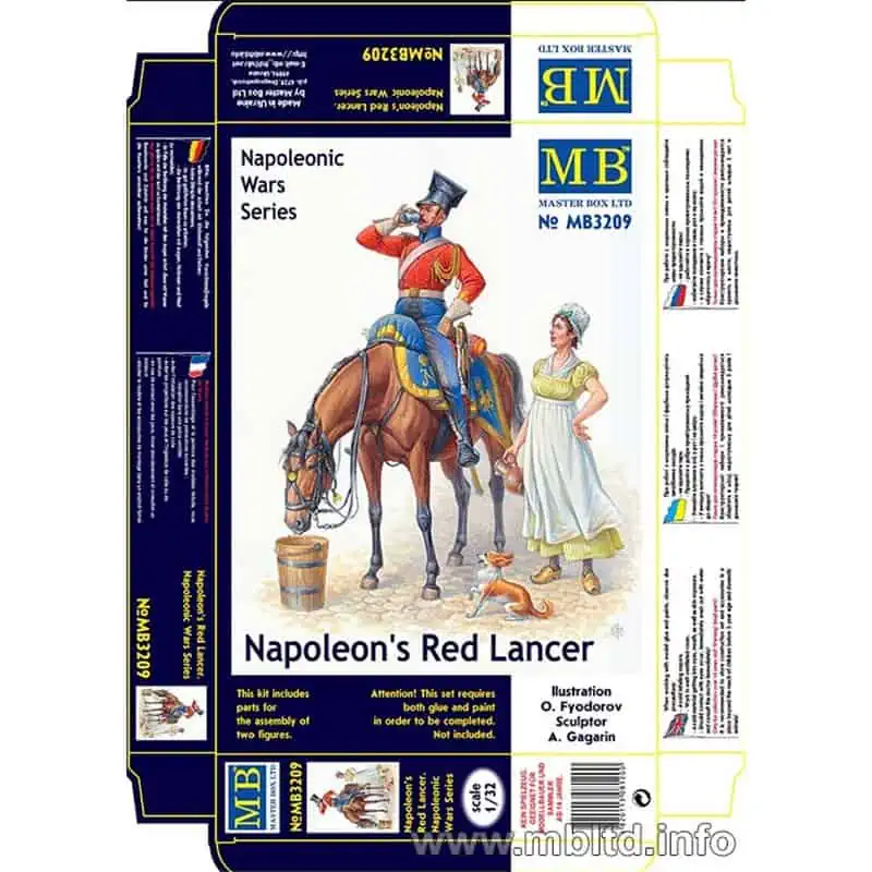 Master Box 1/32 Napoleon's Red Lancer (MB3209)