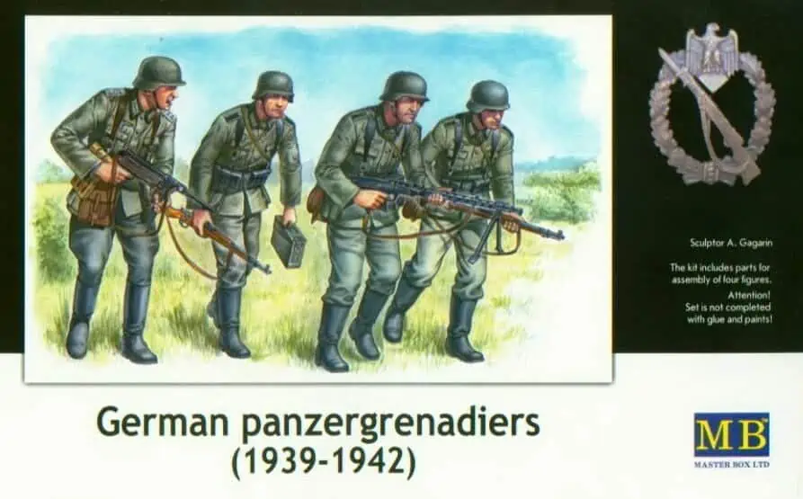 Master Box 1/35 German Panzergrenadiers, 1939-1942 (MB3513)