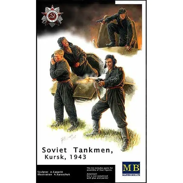 Master Box 1/35 Bail Out Russian Tank Crew (MB3532)
