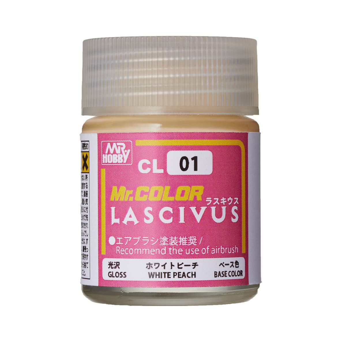 สีแลคเกอร์ CL-01 ลาสซิฟัส ไวท์พีช 18ml - CL-01