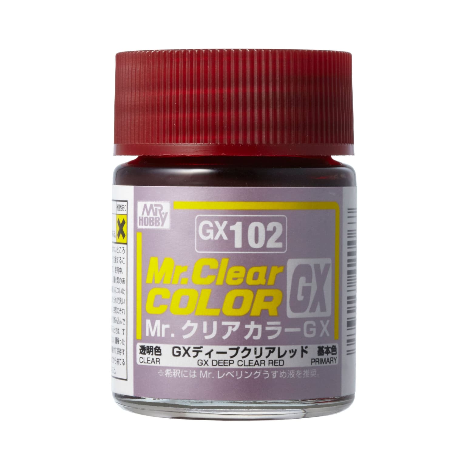 สีแลคเกอร์ใส GX-102 สีแดงเข้ม - GX-102