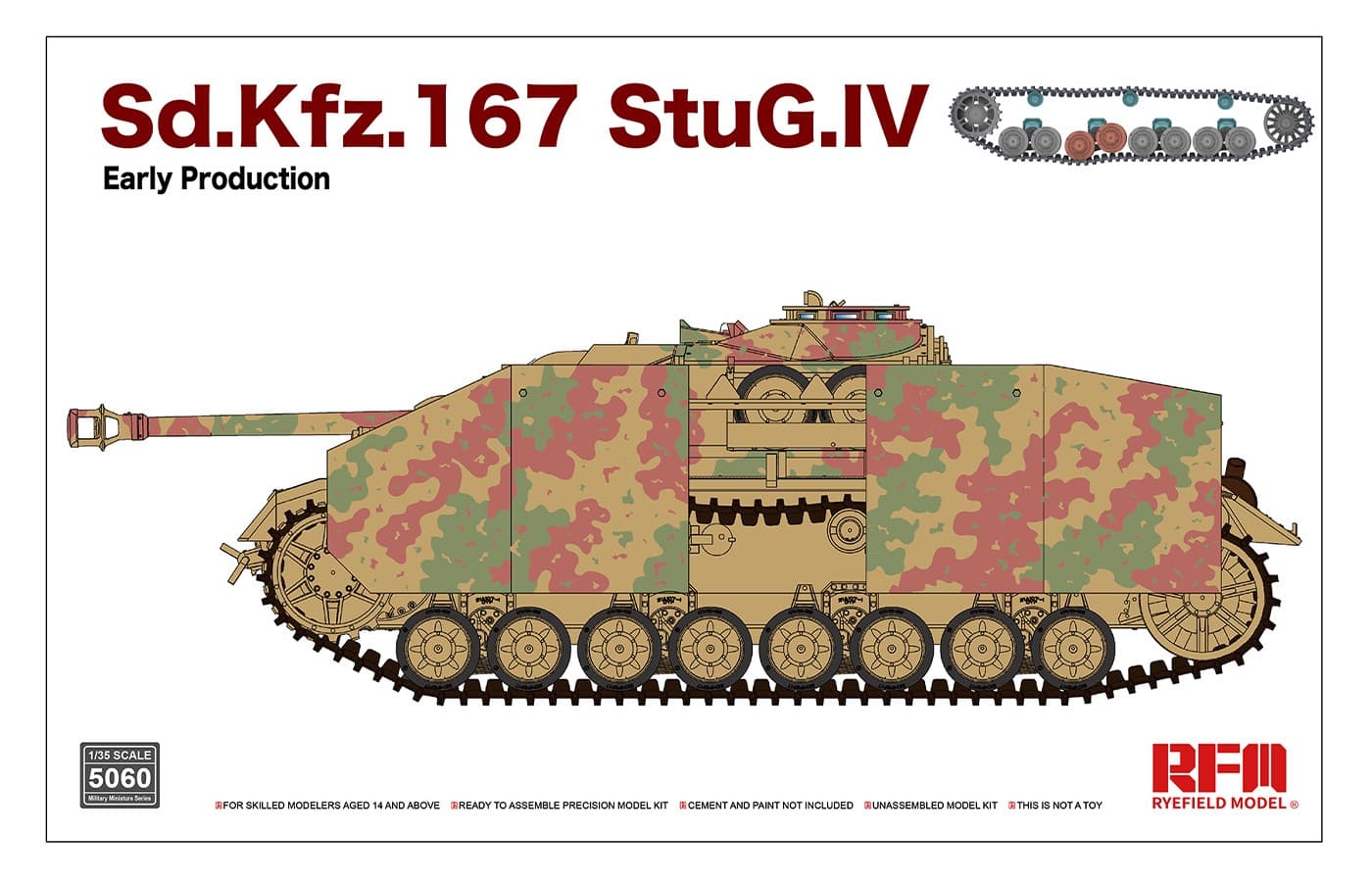 Rye Field Model 1/35 Sd.Kfz.167 StuG IV Early Production (RFM5060) - RFM5060