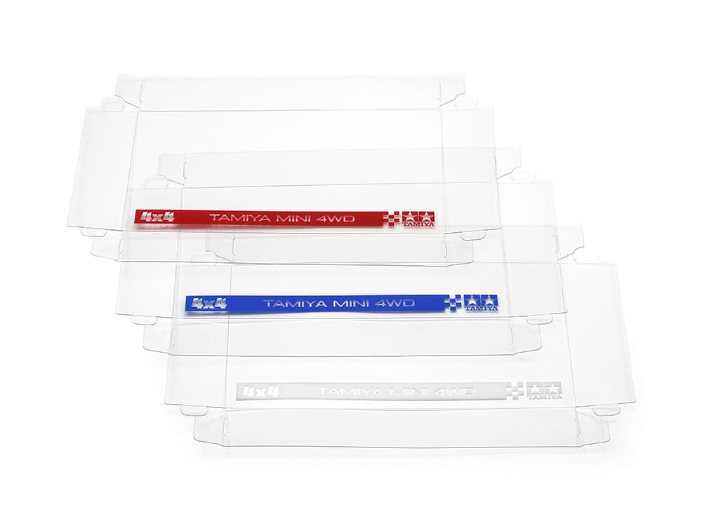Tamiya Mini 4WD Car Box Clear Covers (3PCS) (TA10322)