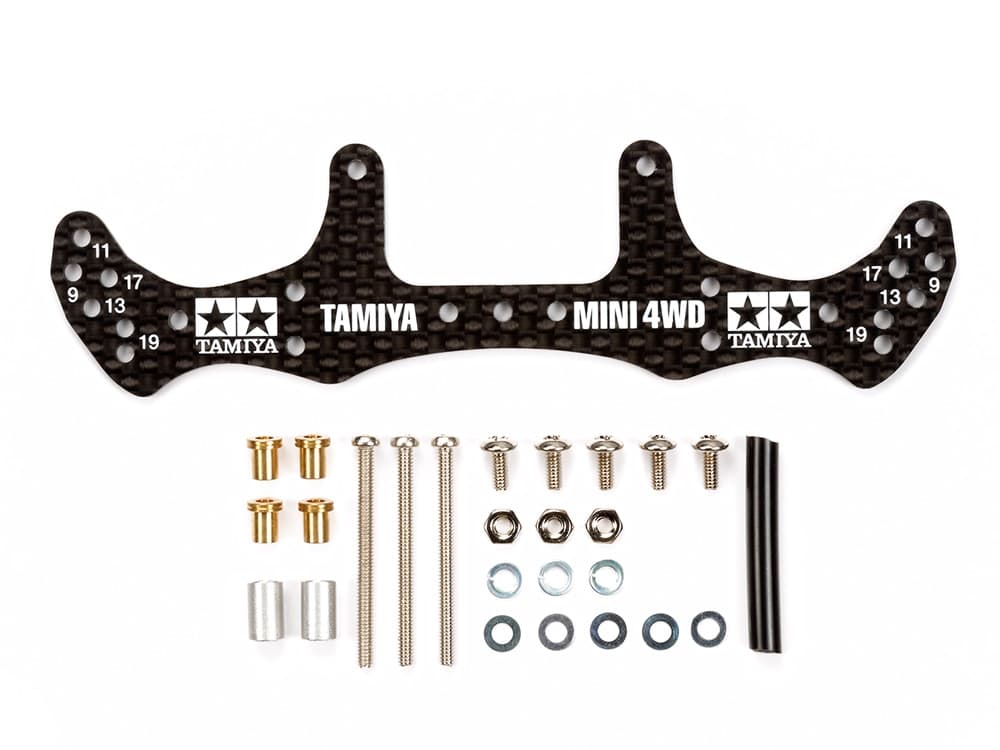 Tamiya Mini 4WD Part HG Carbon Wide Rear Plate (TA15499)