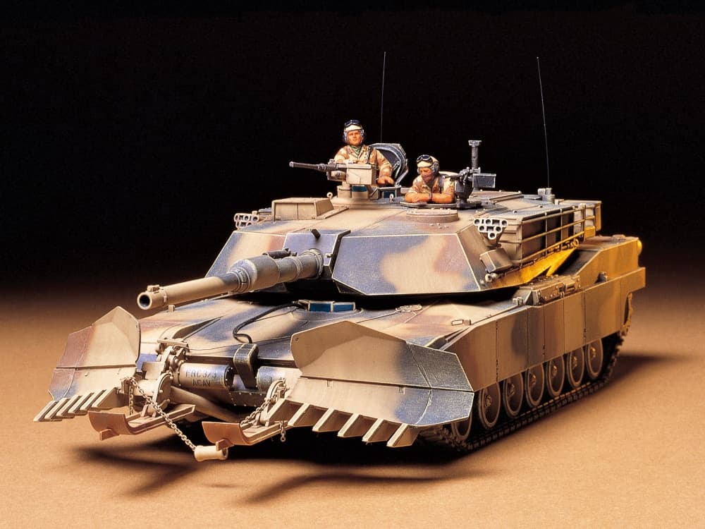 Tamiya 1/35 M1A1 Abrams with Mine Plow (TA35158)