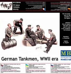 โมเดลฟิกเกอร์ Master Box 1-35 MB35160 German Tankmen, WWII era_1