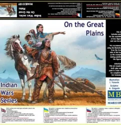 โมเดลฟิกเกอร์ Master Box 1-35 MB35189 Indian Wars Series. On the Great Plains_1