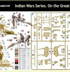 โมเดลฟิกเกอร์ Master Box 1-35 MB35189 Indian Wars Series. On the Great Plains_2