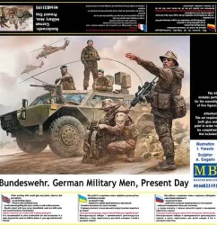 โมเดลฟิกเกอร์ Master Box 1-35 MB35195 Bundeswehr. German Military Men, Present Day_1